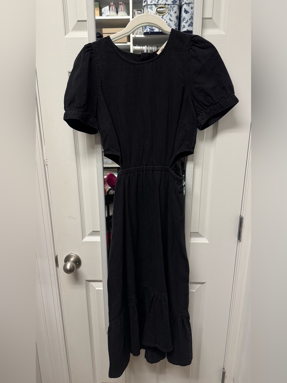 Black Cutout Midi Dress